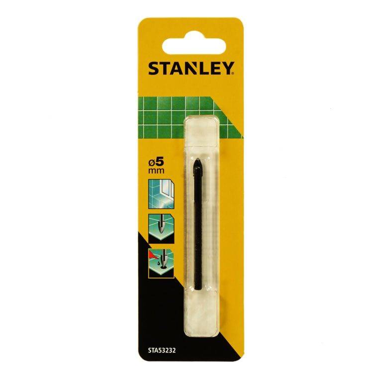 DRILL FOR TILES & GLASS 5MMX70MM STANLEY STA53252